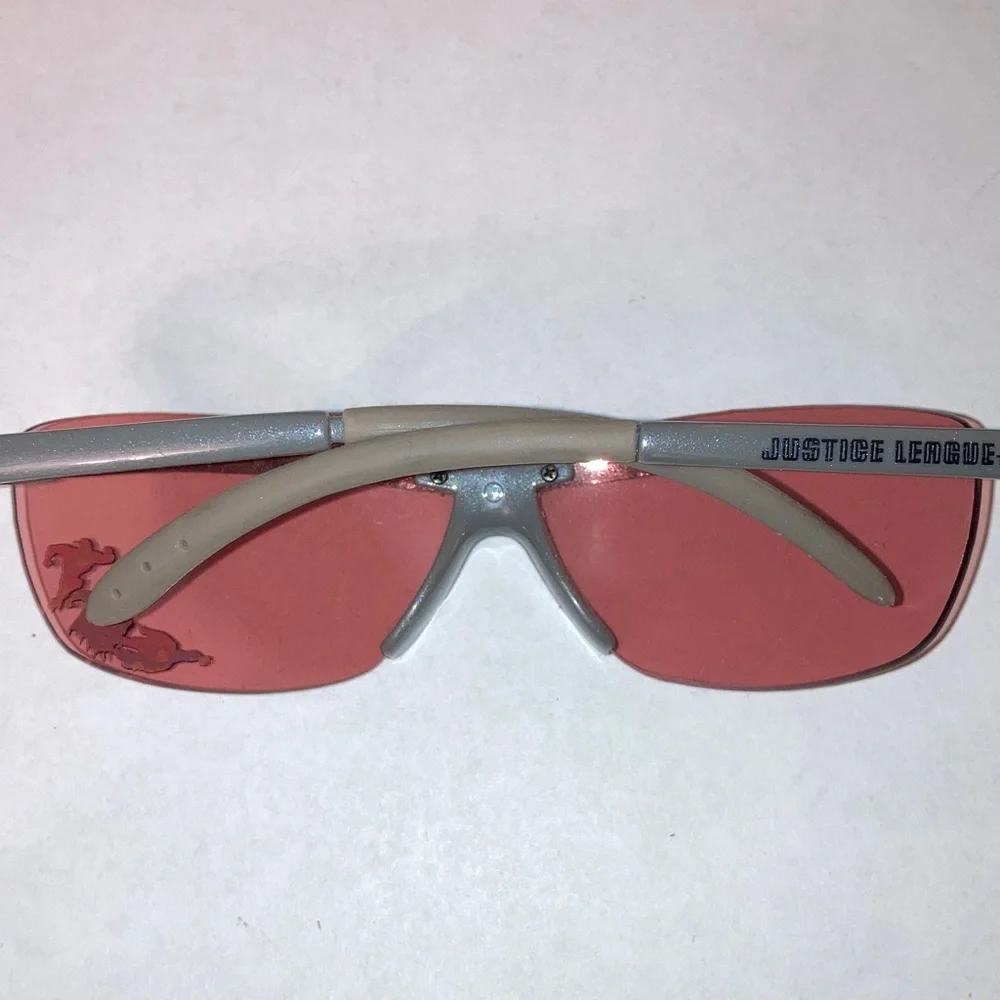 DC Comics Pink and Gray Sunglasses kids justice league unique